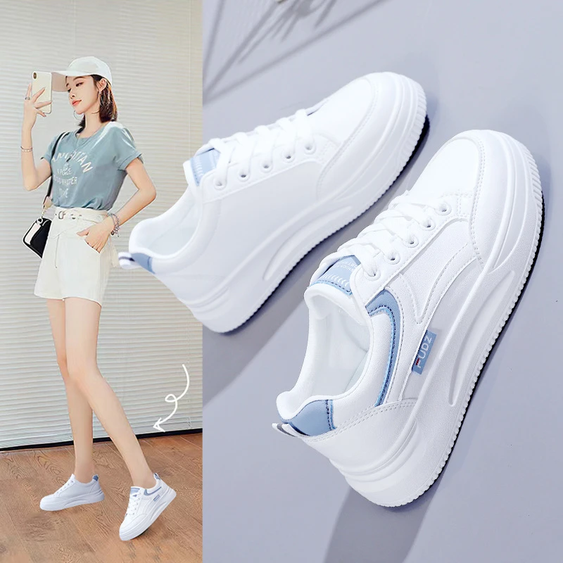 低帮ins韩版小白鞋女2024秋季新款学生平底百搭板鞋街拍休闲鞋女Y