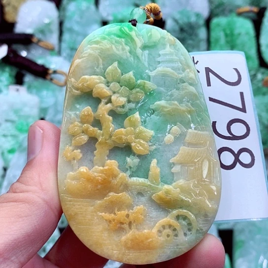 吊坠(不含链)未镶嵌翡翠