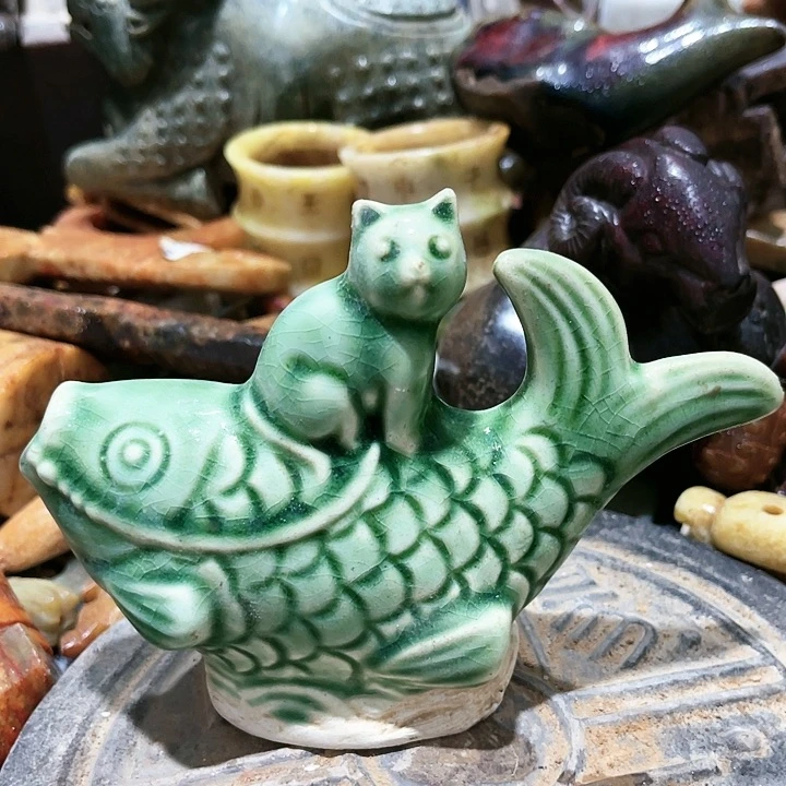 瓦当摆件摆件茶茶香啊