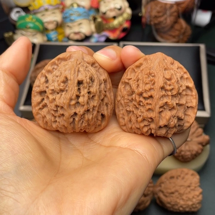 吊坠文玩核桃444344尺正三角高炮