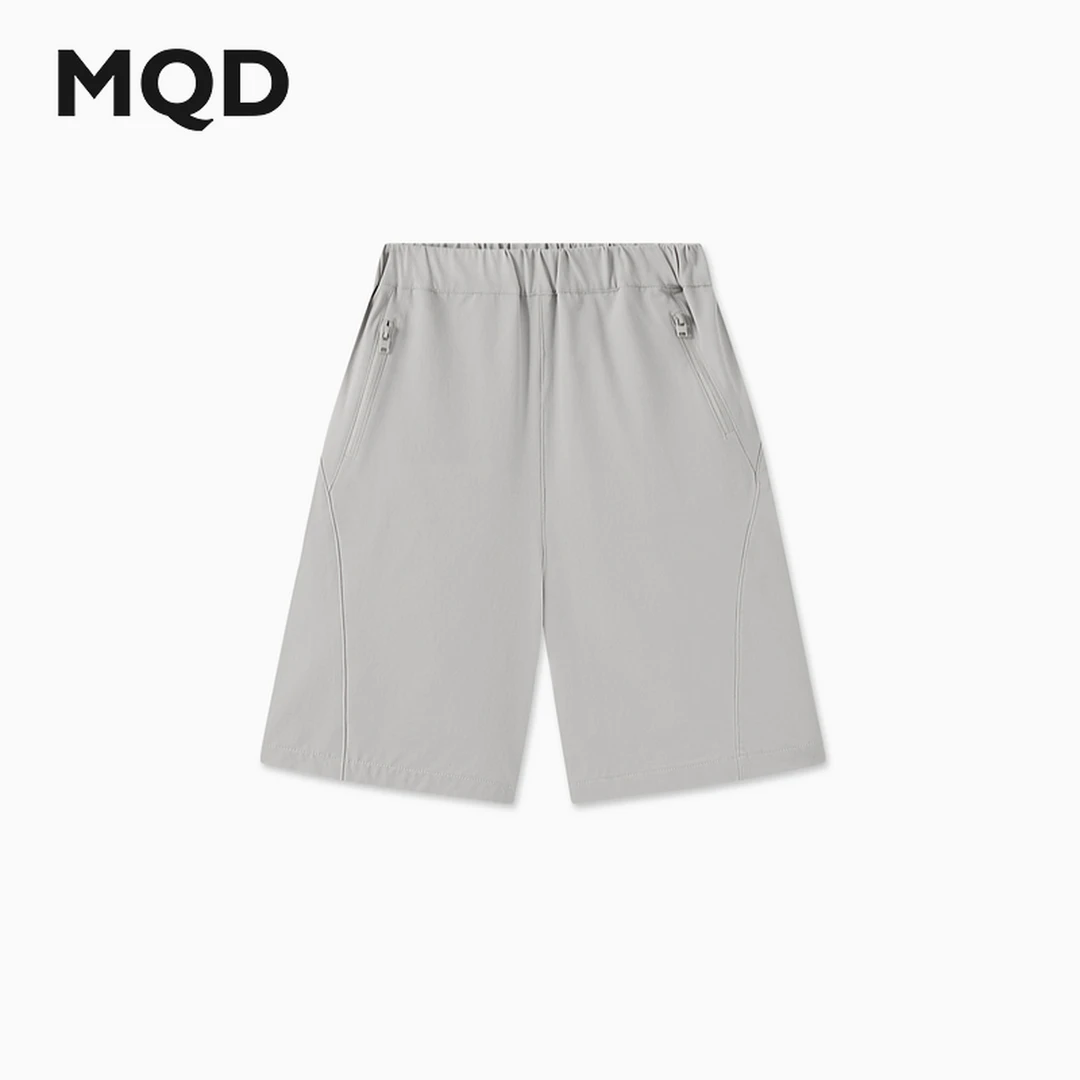 MQD男大童24夏新款户外工装大口袋宽松五分休闲裤9642W15Q2