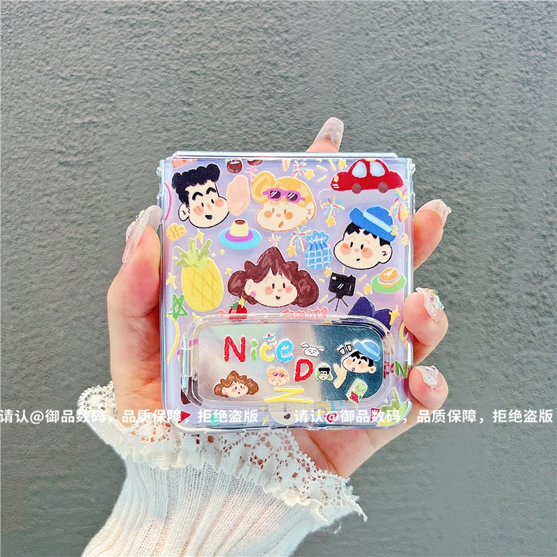 （OPPOfindN2flip系列）透明折叠壳适用OPPOfindN2flip手机壳防摔潮