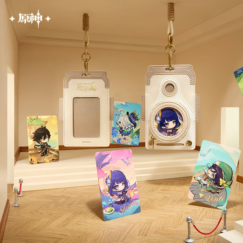 【原神官方】提瓦特展主题系列洗漱包 魔术贴 行李牌Genshin