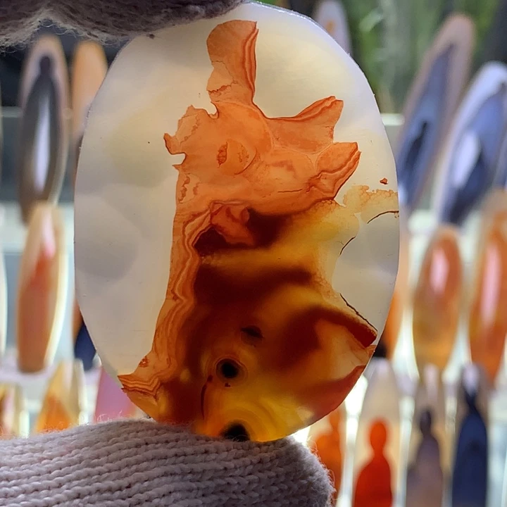 未镶嵌玛瑙/玉髓珠宝半成品141