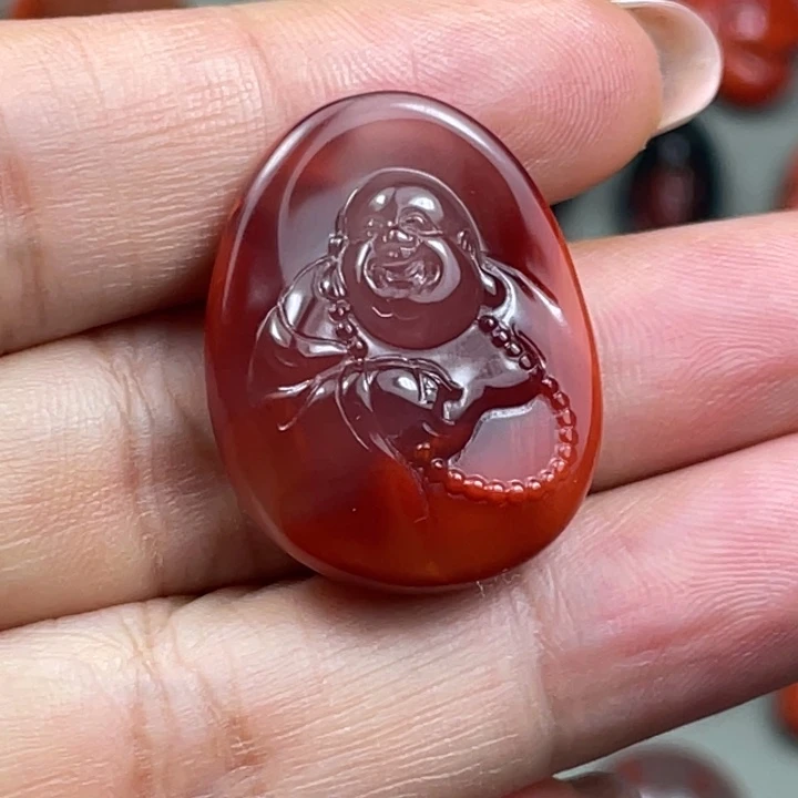 南红玛瑙未镶嵌颈饰