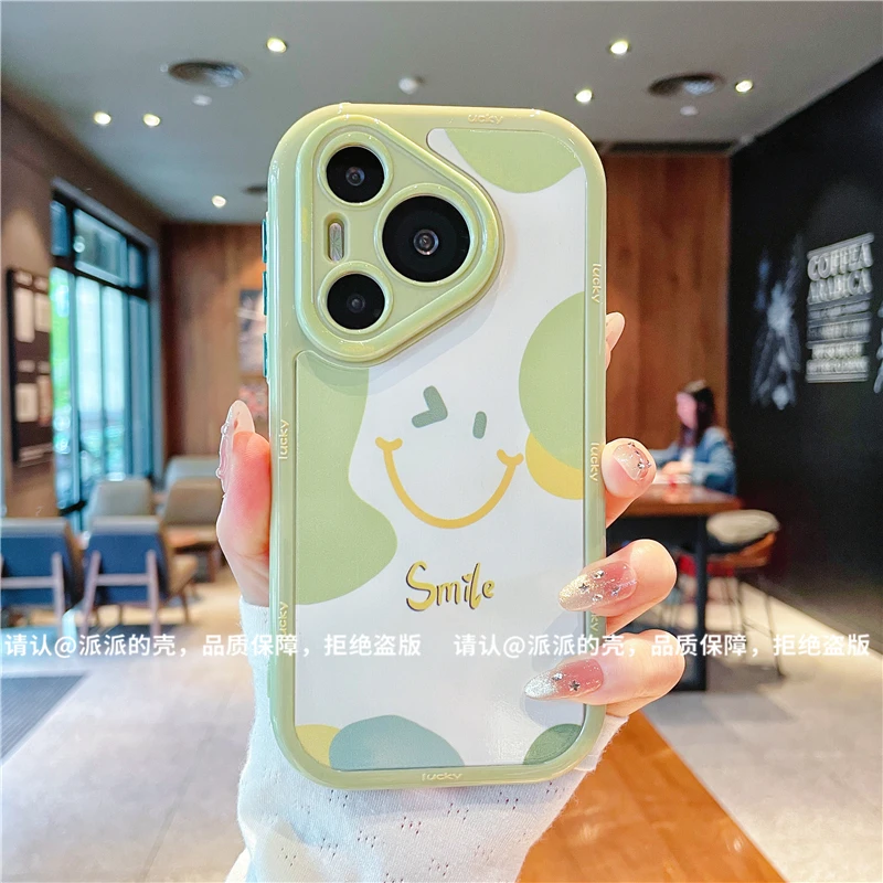 （华为P系列）奶油壳适用华为Pura70/华为P60/P50/P40/P30手机壳潮