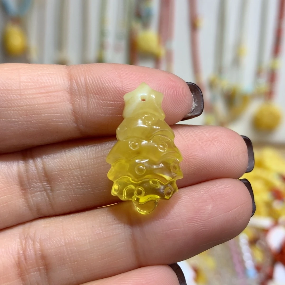 蜜蜡未镶嵌裸石配饰