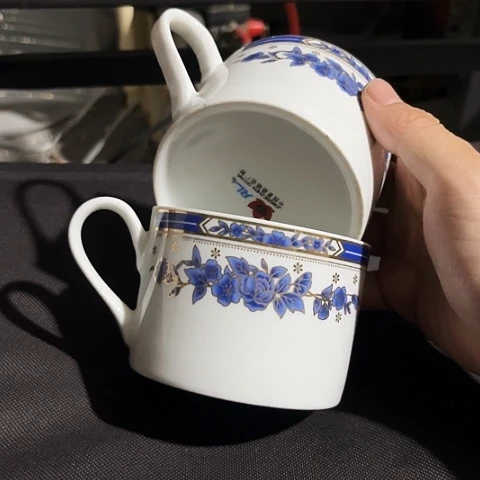 碗咖啡杯两个陶瓷陶瓷