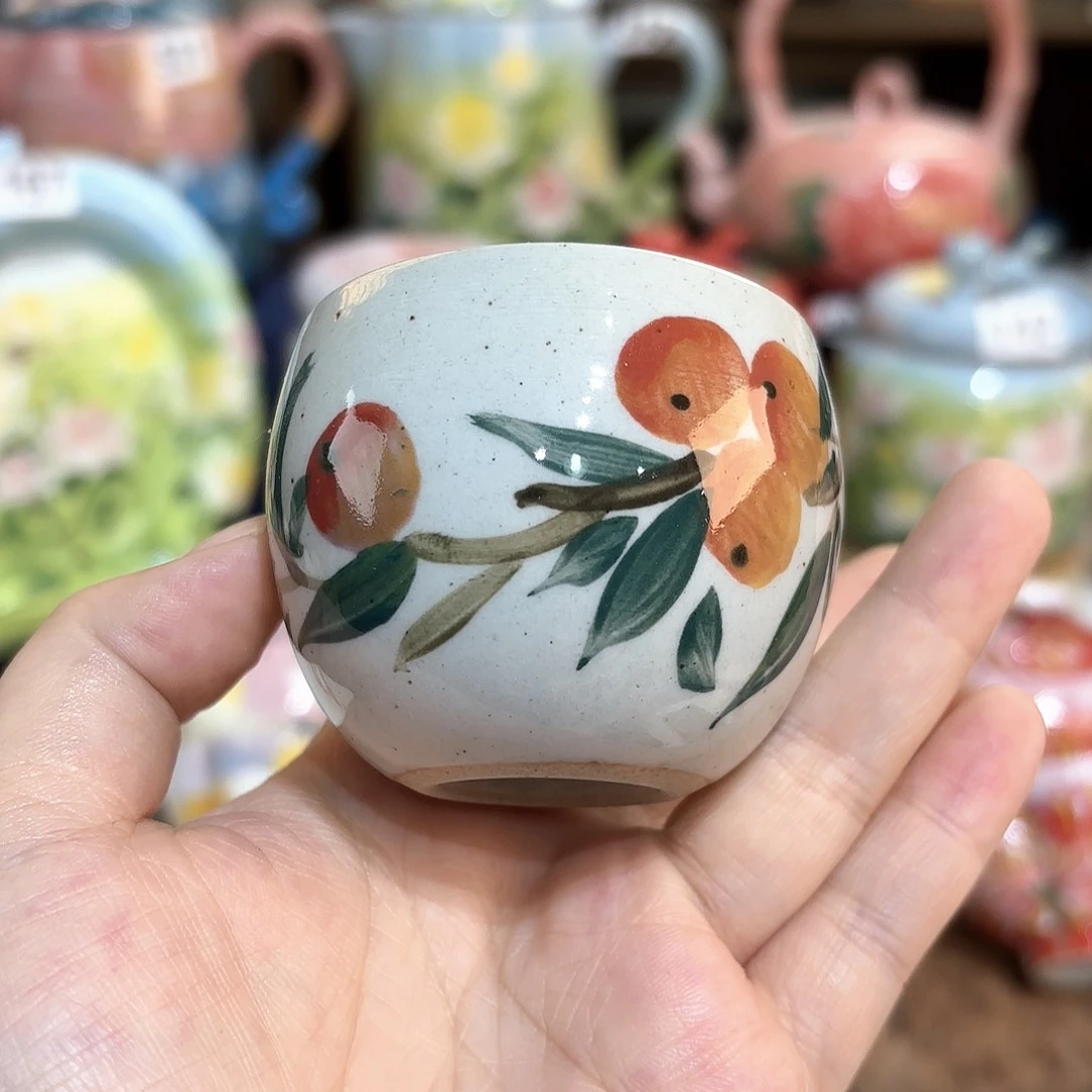 景德镇手绘高温釉下彩陶瓷茶具