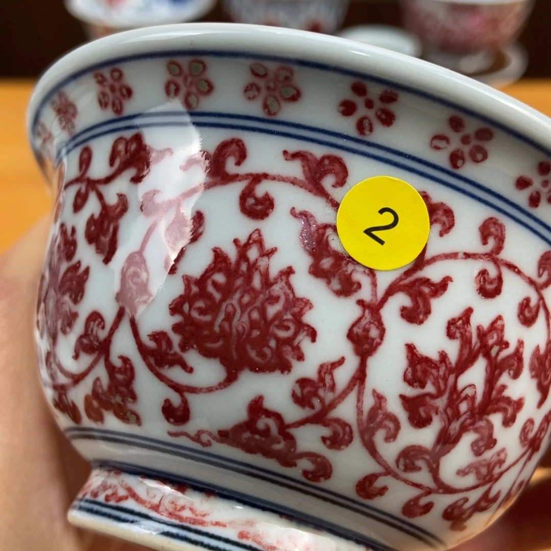 手绘现代茶具非古董