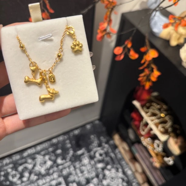 铜合金项链 高定重工款百搭设计款首饰(神秘）盒子