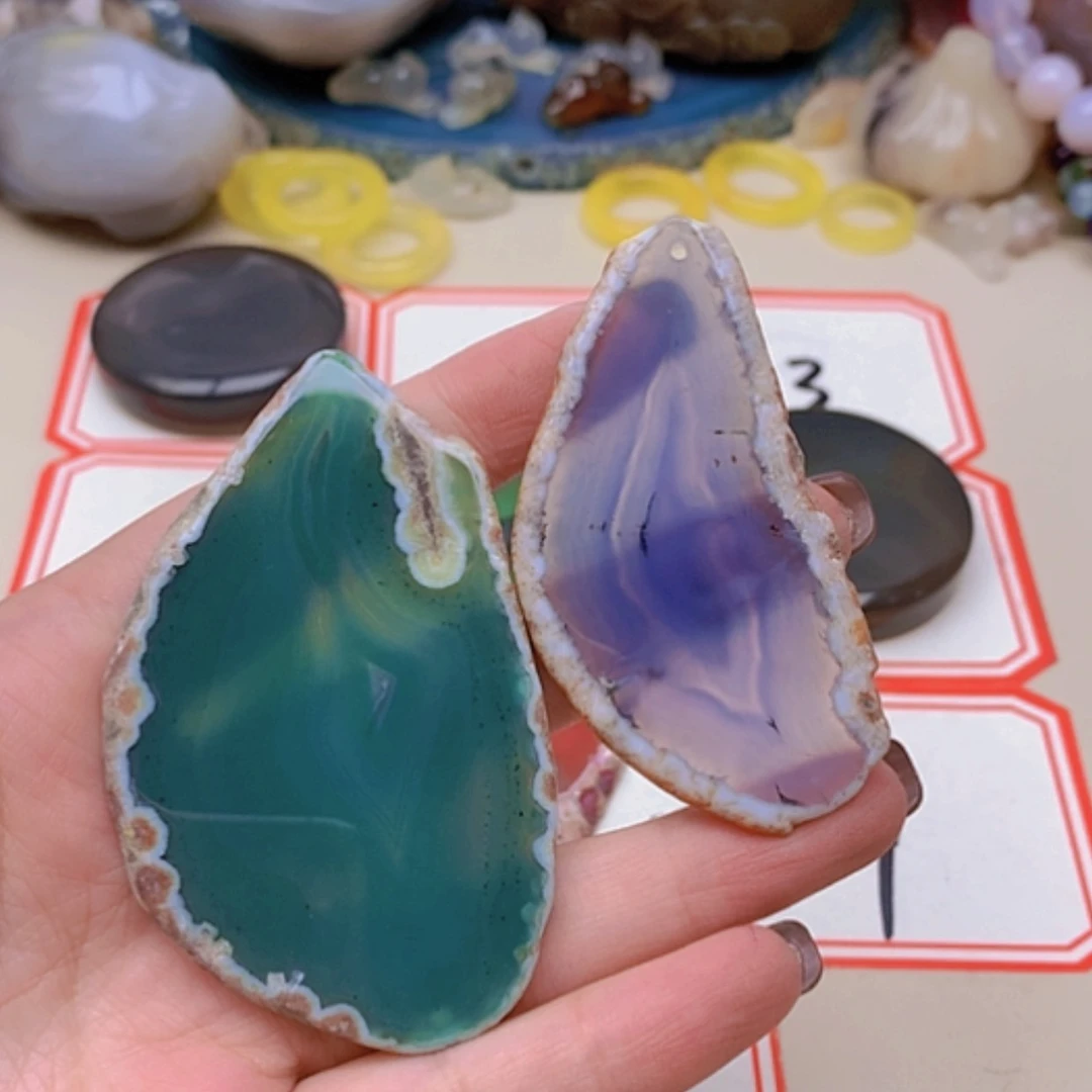 【闪购商品】未镶嵌玛瑙/玉髓珠宝半成品归***道