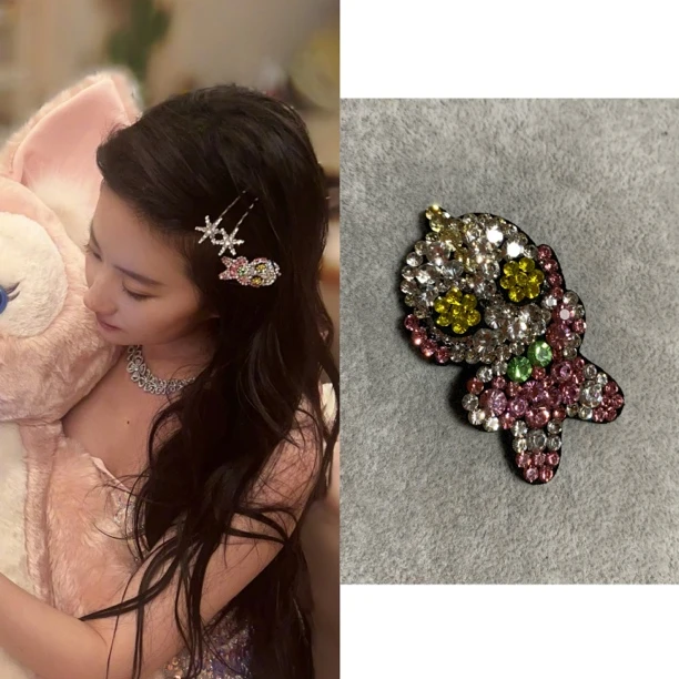 X666刘亦菲同款相信光奥特曼边夹