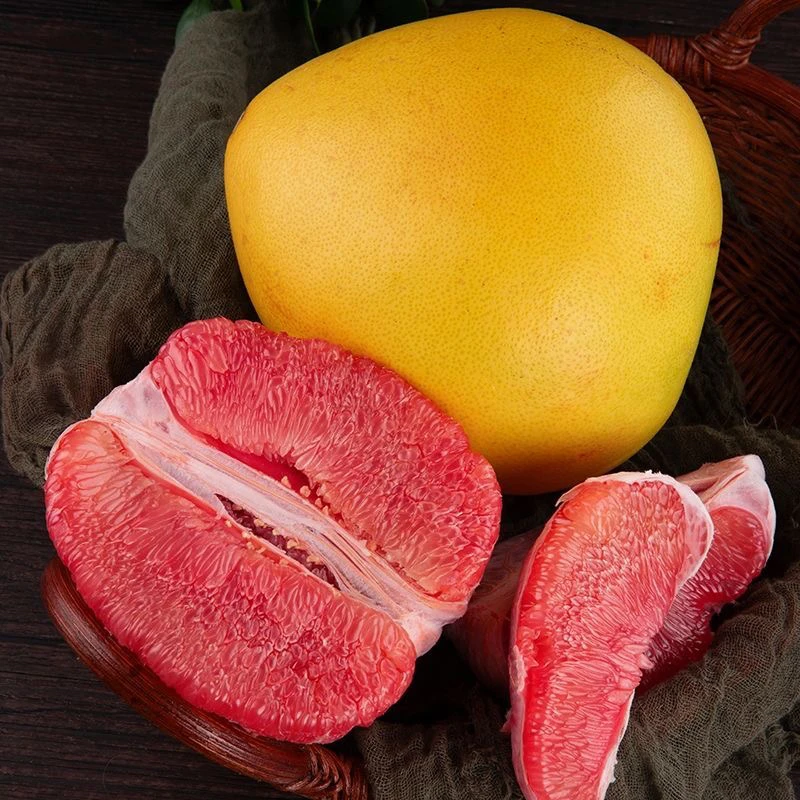 正宗农家红心蜜柚新鲜采摘皮薄多汁果肉厚实当季水果