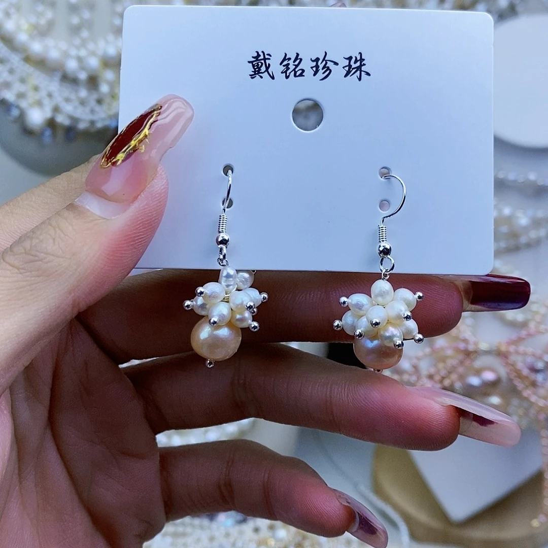 淡水珍珠颈饰银S925镶嵌