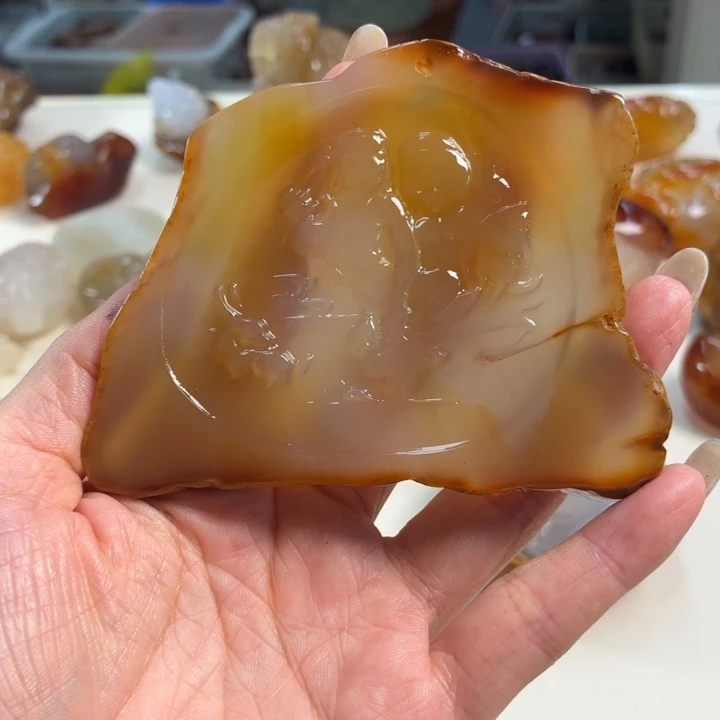 玛瑙/玉髓吊坠(不含链)未镶嵌