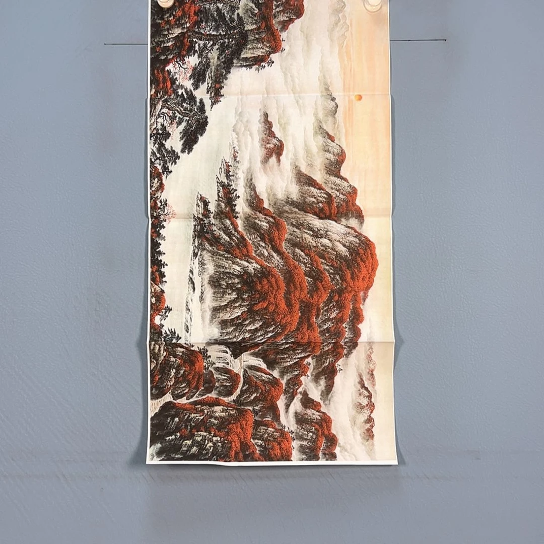 国画875 花鸟和蝴蝶在空中