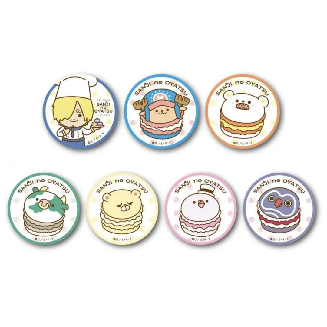 【海贼王】日谷 SANJI no OYATSU 甜品吧唧 徽章盲盒（代拆）