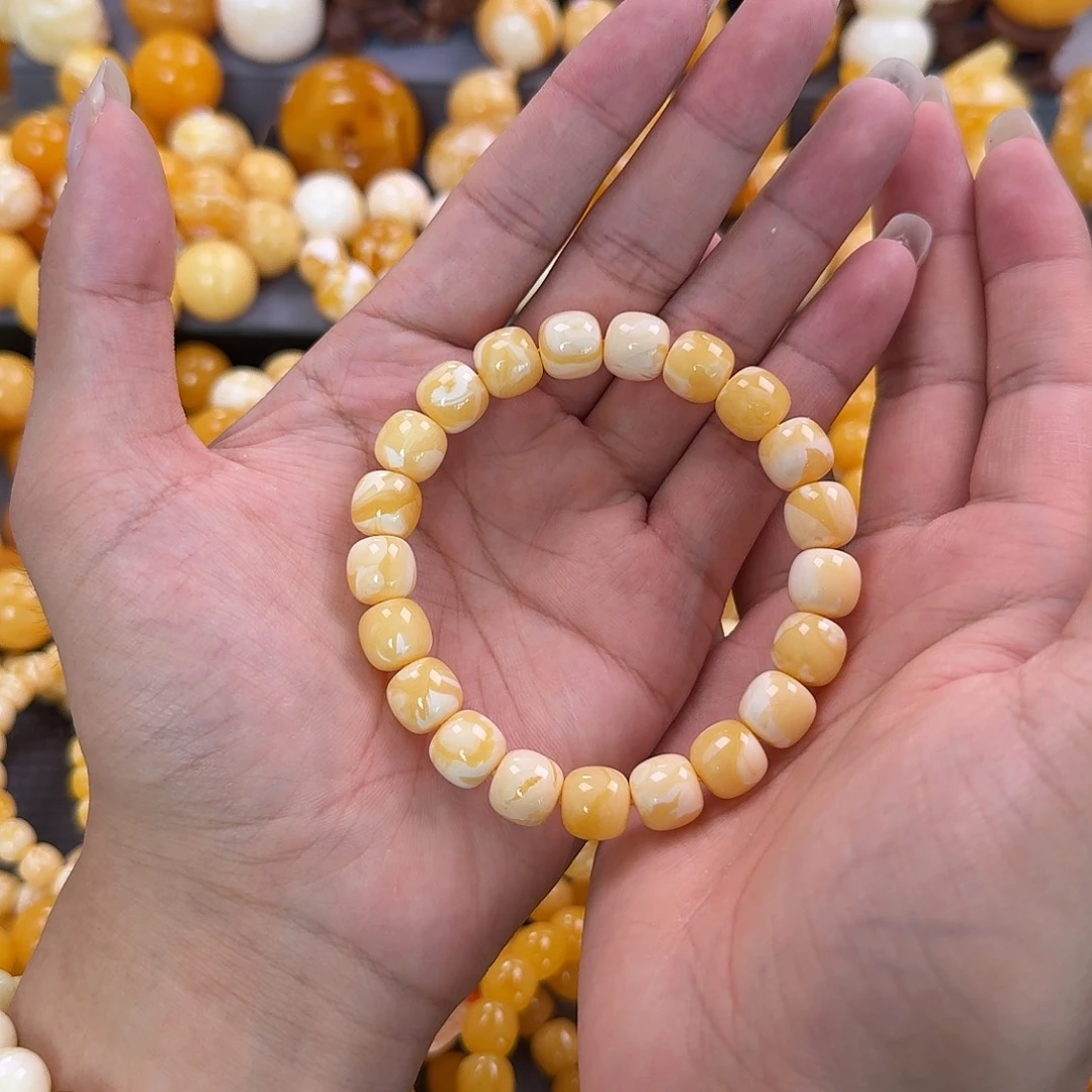 蜜蜡未镶嵌珠宝奇石同料11mm