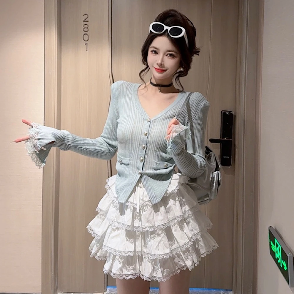 【CCDZ】夏季新品时尚重工小香设计感显瘦气质针织上衣女