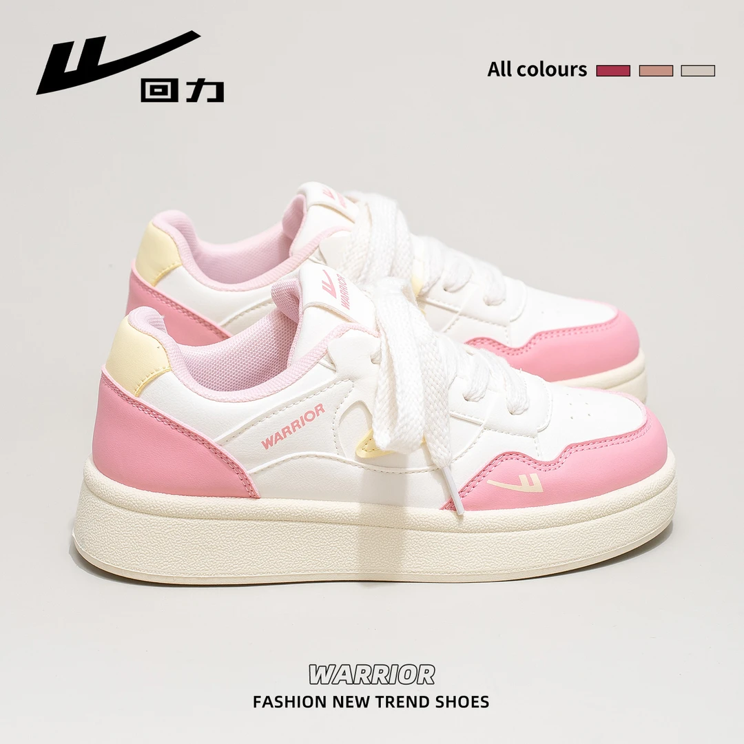 回力女鞋小白鞋女2025夏季新款厚底百搭复古轻便女鞋休闲运动板鞋