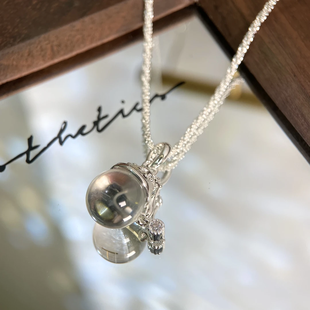 铜合金项链 镀K金 小格林童话 魔法师帽子圆球项链X8164