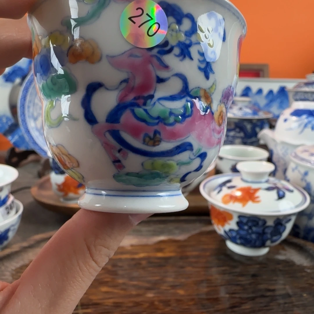 瓷片景德镇手绘青花瓷器270