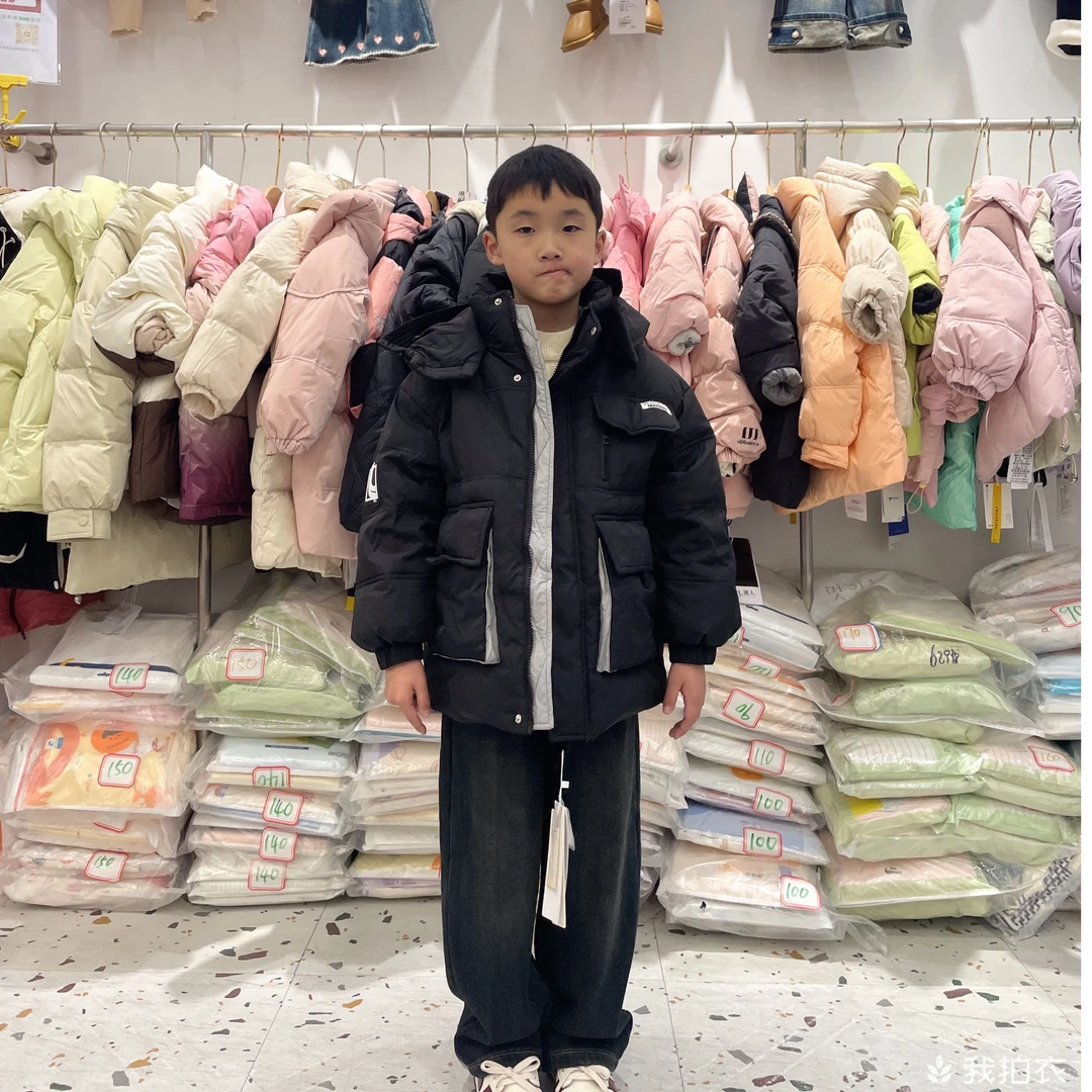 中长款男女童羽绒服冬季韩版时尚连帽，直播专用，私自下单不发货