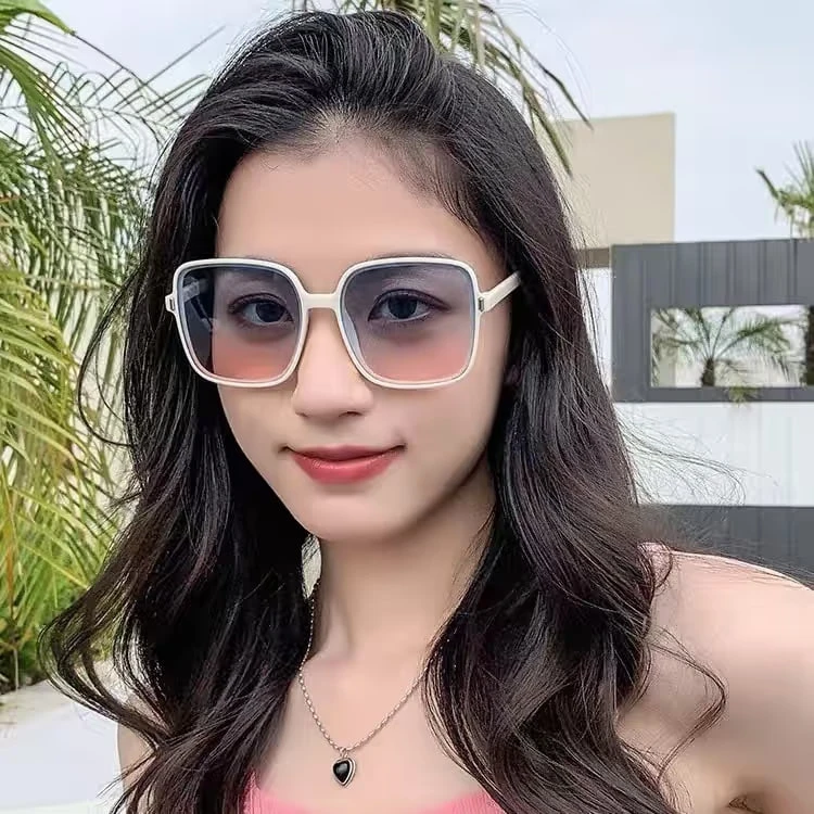 QianYue/乾阅时尚潮流大框墨镜防紫外线太阳镜街拍百搭眼镜