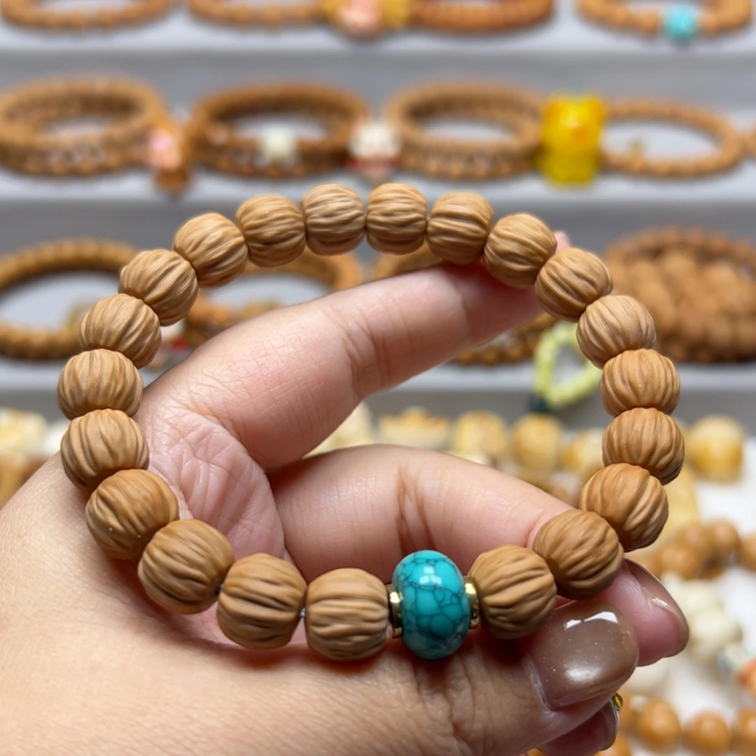 猴头核桃手串11哑光菠萝蜜