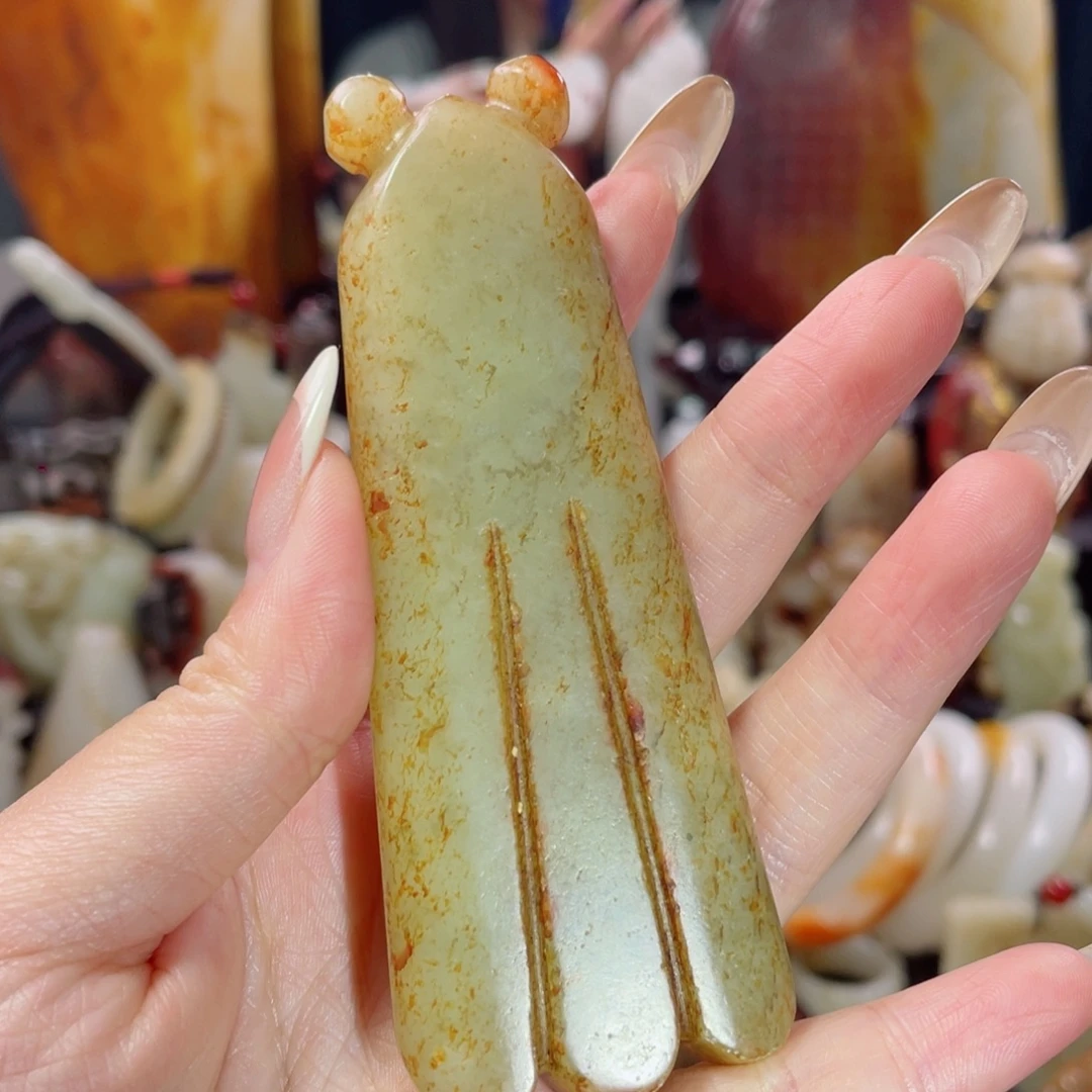 和田玉未镶嵌挂件26