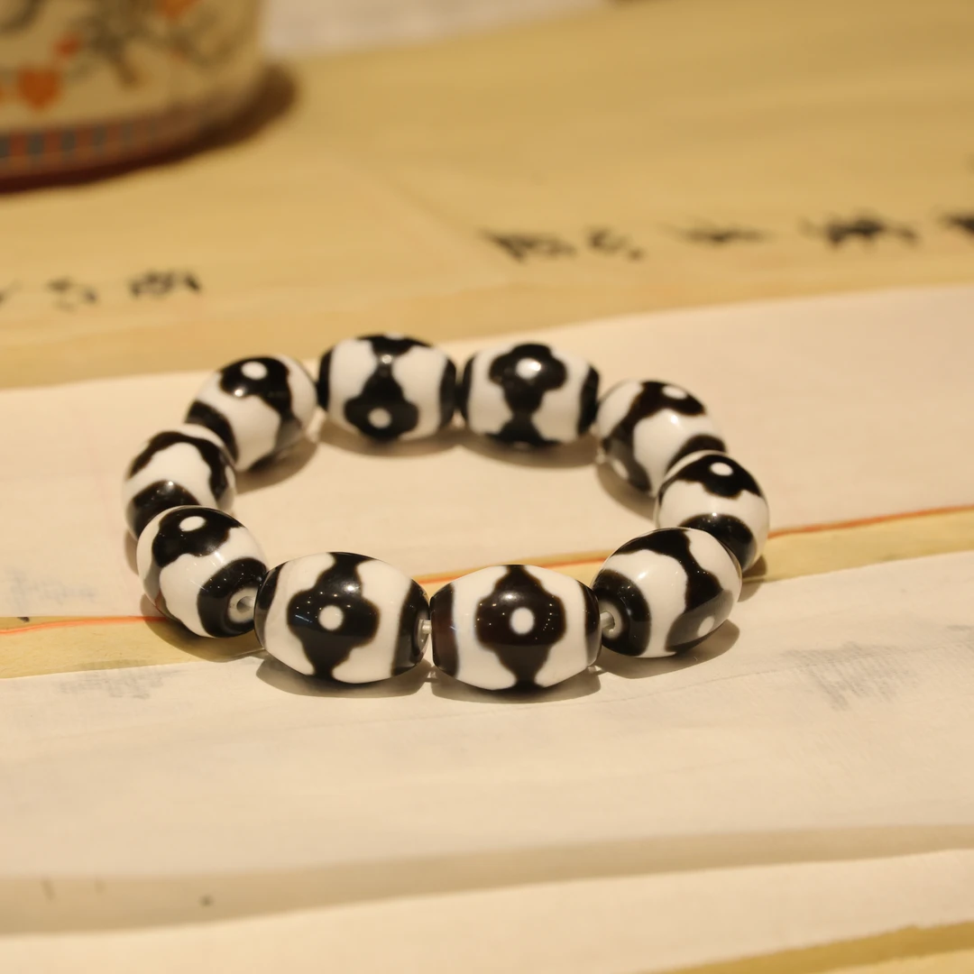 壹加林妹妹 | 玛瑙坛城三眼手串多样性发其一