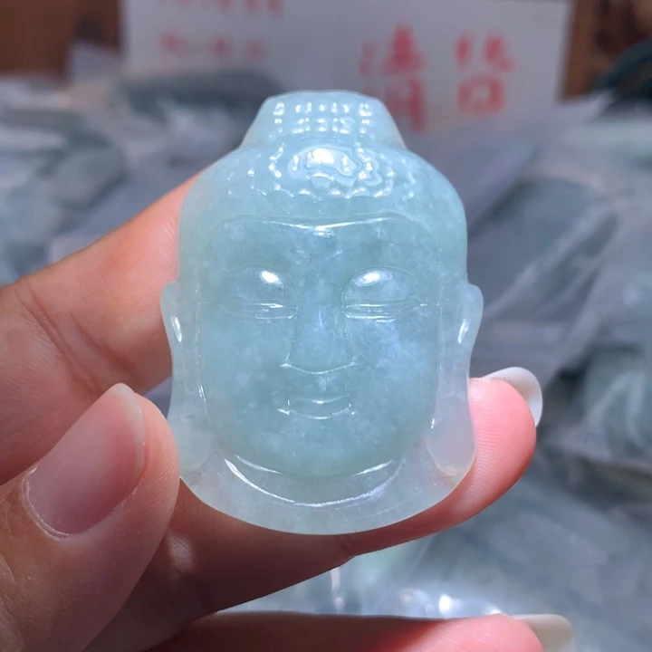 翡翠未镶嵌颈饰保真天然A货翡翠