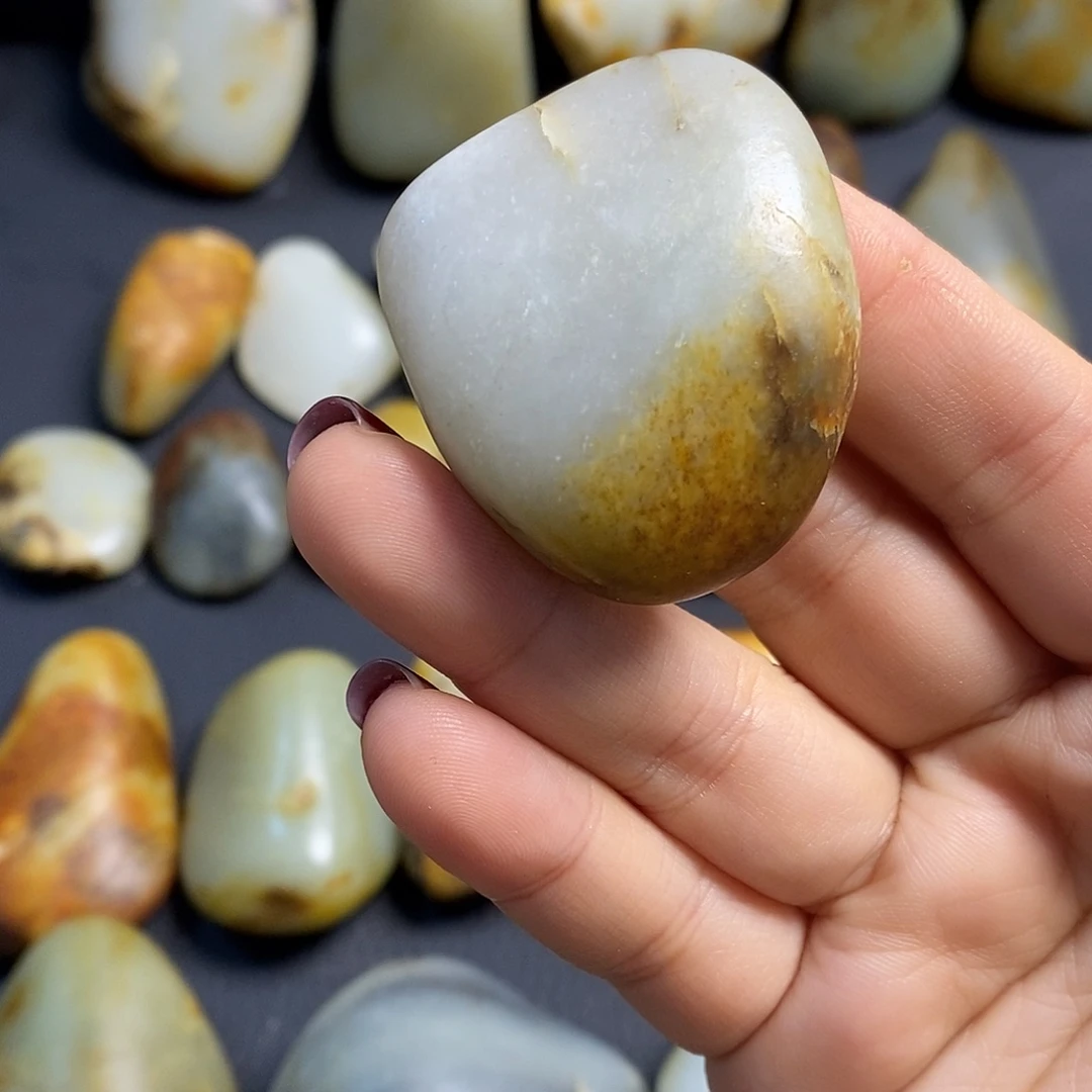 和田玉未镶嵌挂件20