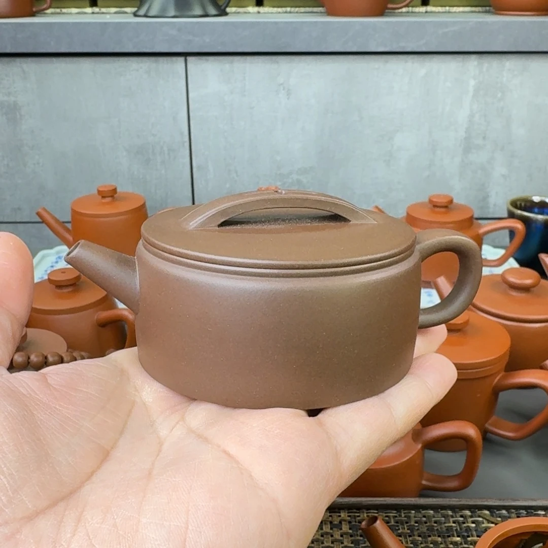 紫砂茶壶精工半手汉瓦