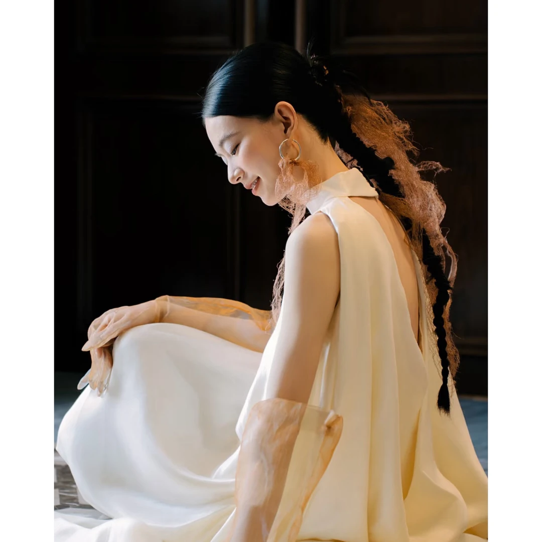 南一｜康康造型同款“ 棕咖肌理 ”网布配饰