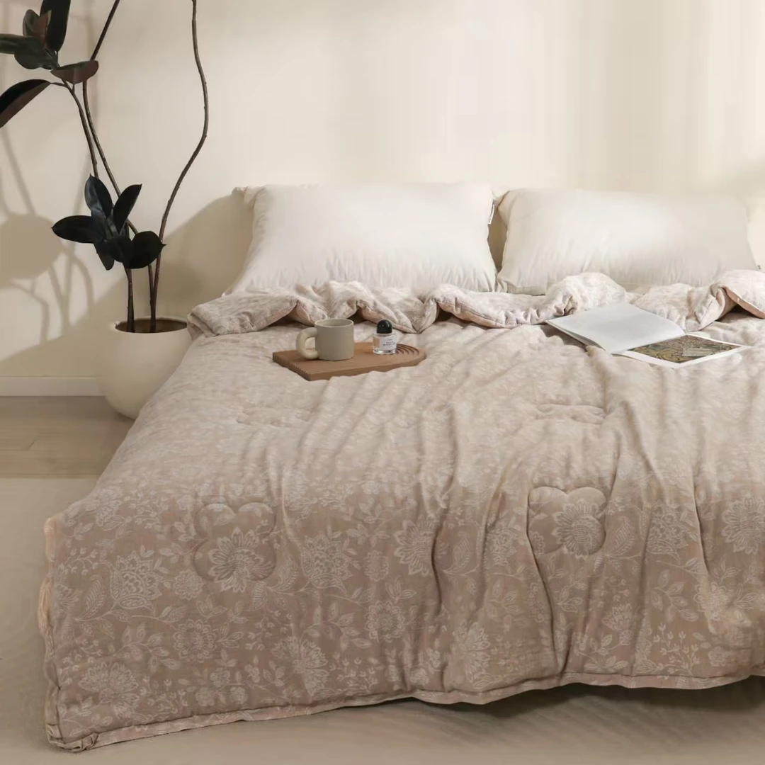 【三宅一生】外贸原单定制舒适亲肤天麻被套（宿云微 单双人）