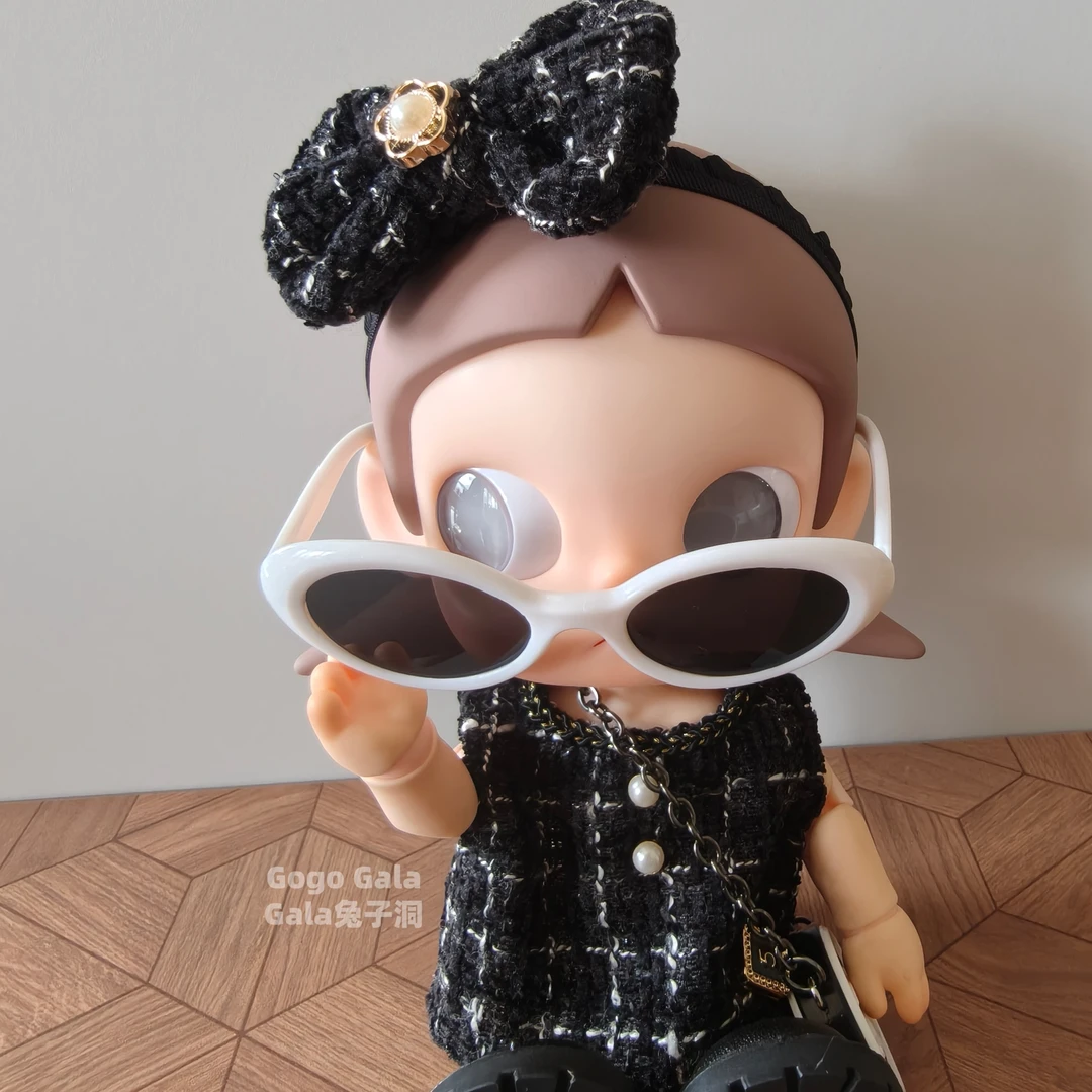 嘎子姐zsiga1/8娃衣套装5件套含头饰眼镜裙子包包鞋子套装不含娃