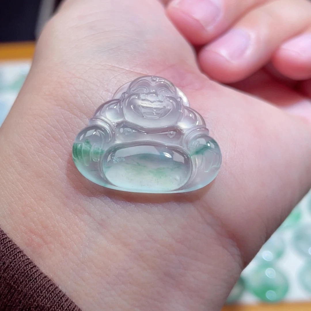 颈饰未镶嵌翡翠佛公