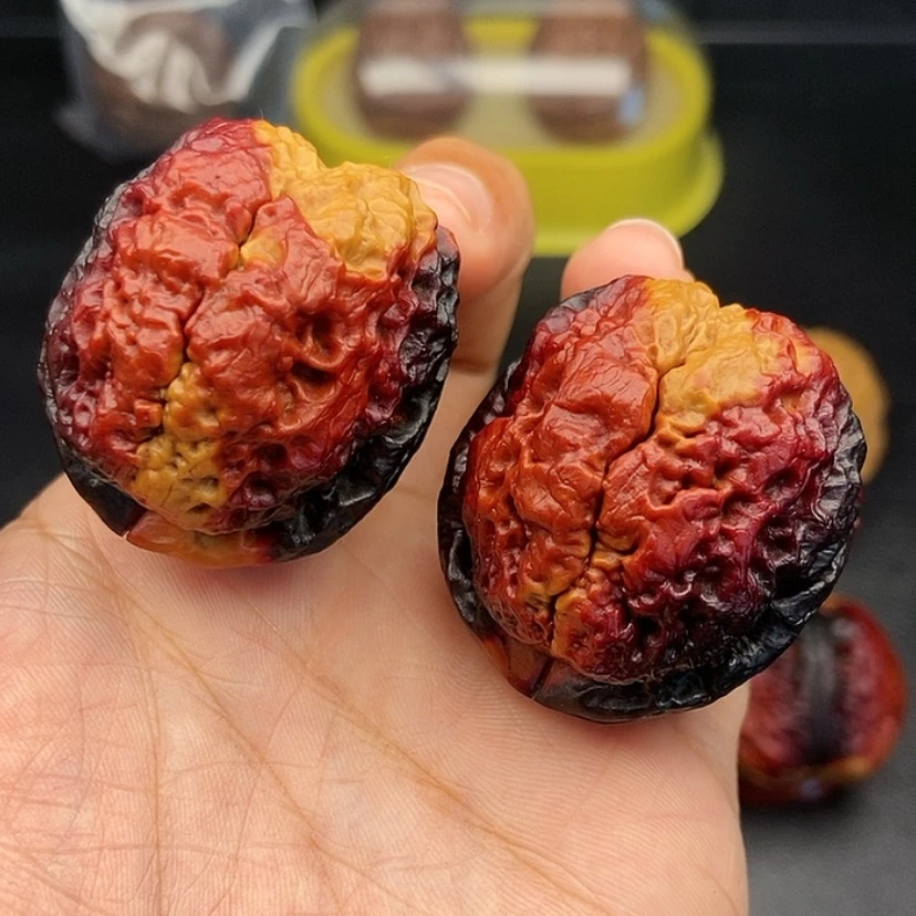 【闪购商品】把件文玩核桃左****斗40尺老蟾头