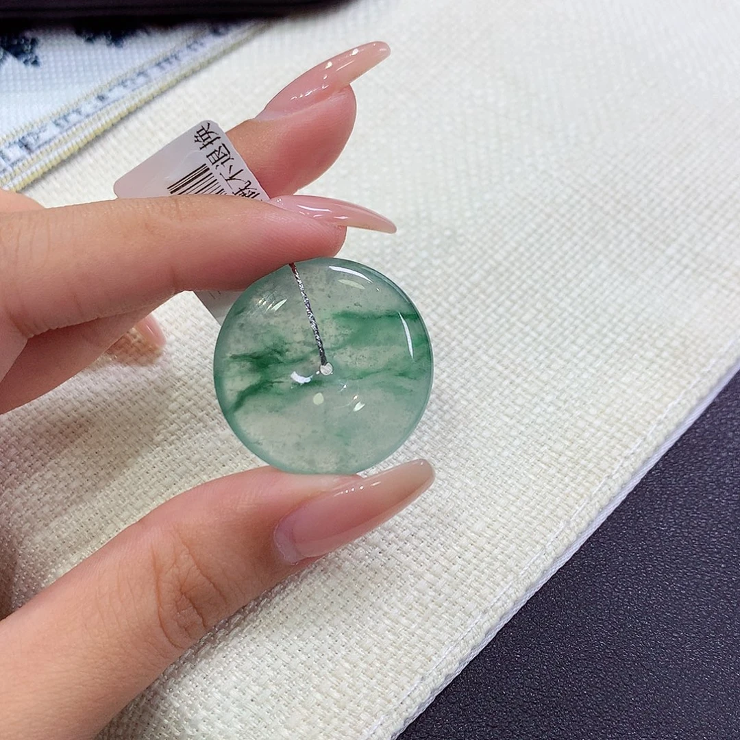 翡翠未镶嵌吊坠(不含链)27.9-5