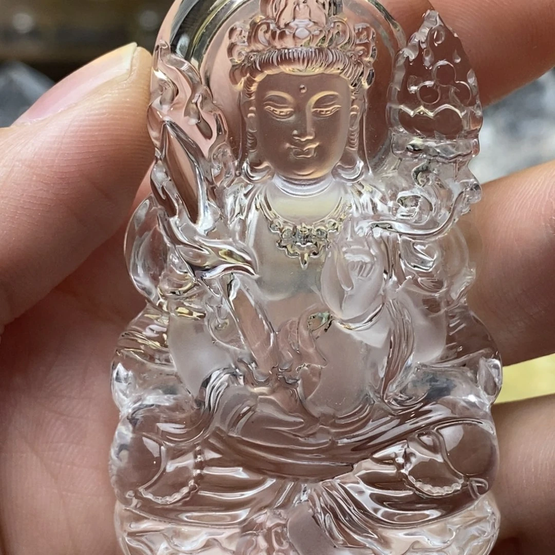 负***面水晶颈饰未镶嵌水晶