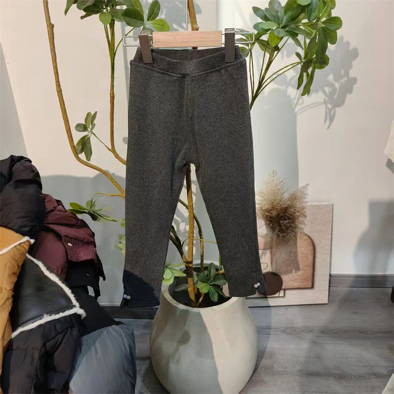 1008【恩】儿童时尚休闲加绒打底裤-1292