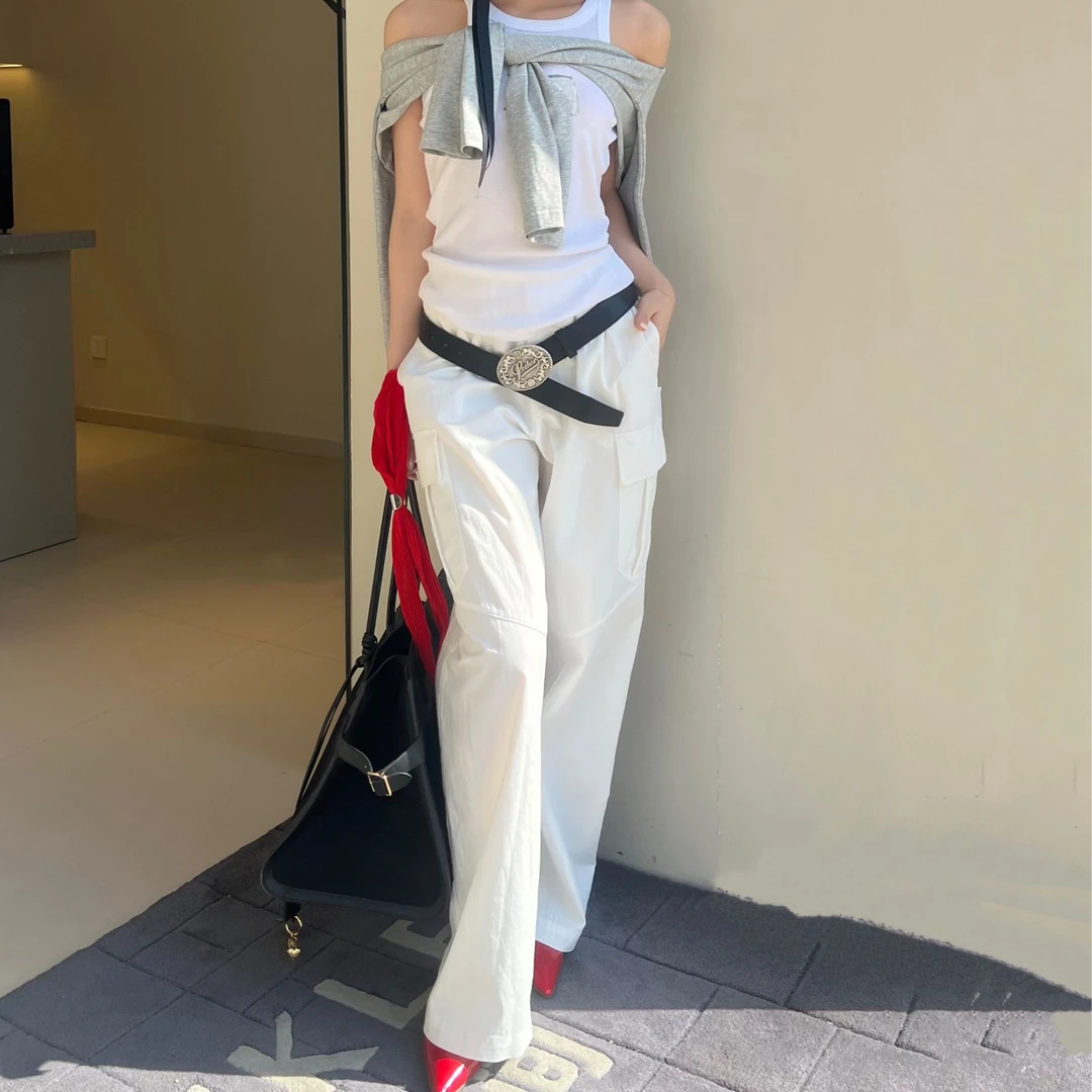 【刘彤推荐】JR白色工装裤