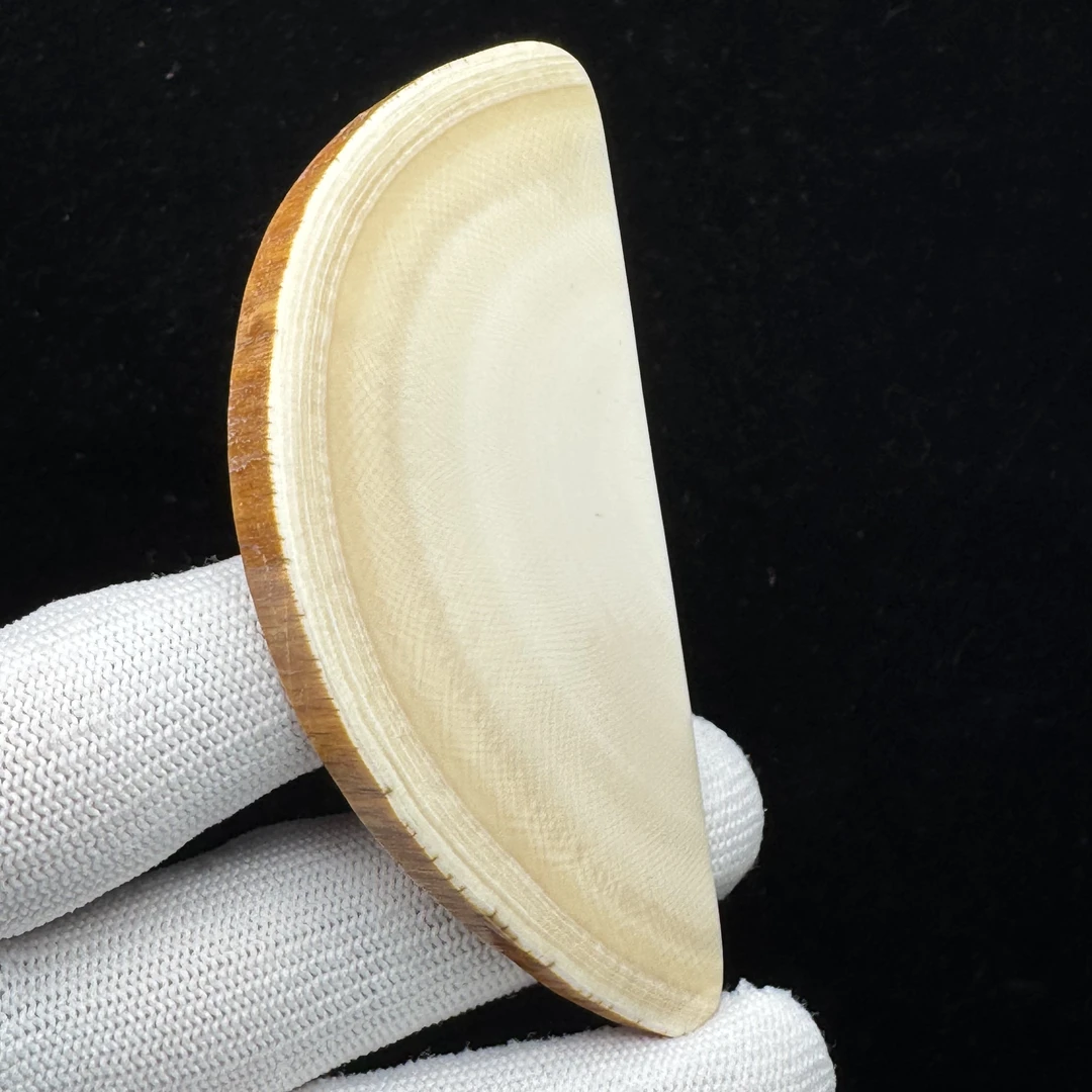 E3985天然猛犸牙 刮板91.4mm 支持鉴定 假一罚四