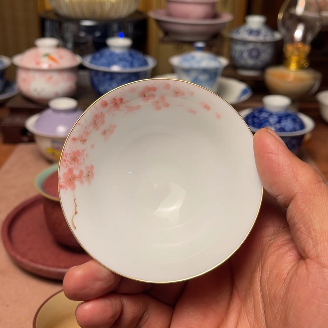 素铭品瓷釉下彩茶具
