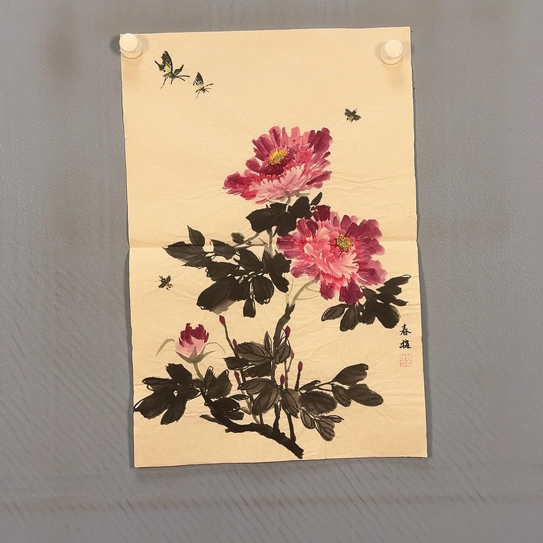 国画370 牡丹一如你初来