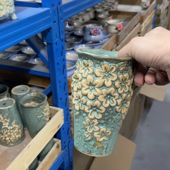 陶瓷花盆单场满9.9发9*15