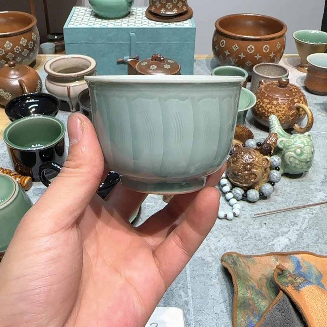 小金茶具青瓷茶器