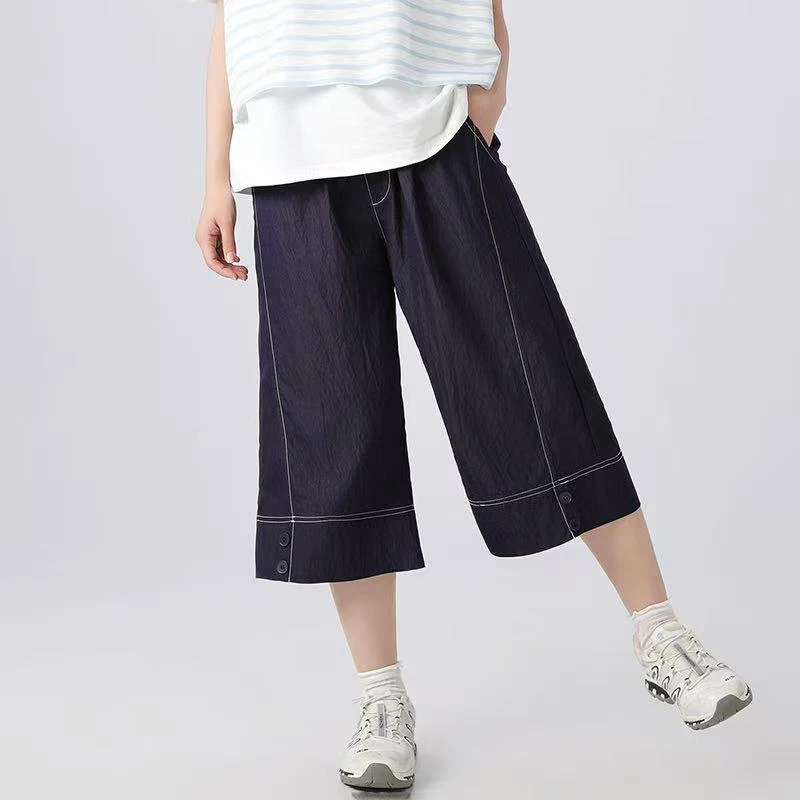 252PA19～高品质青少年女童夏季七分裤